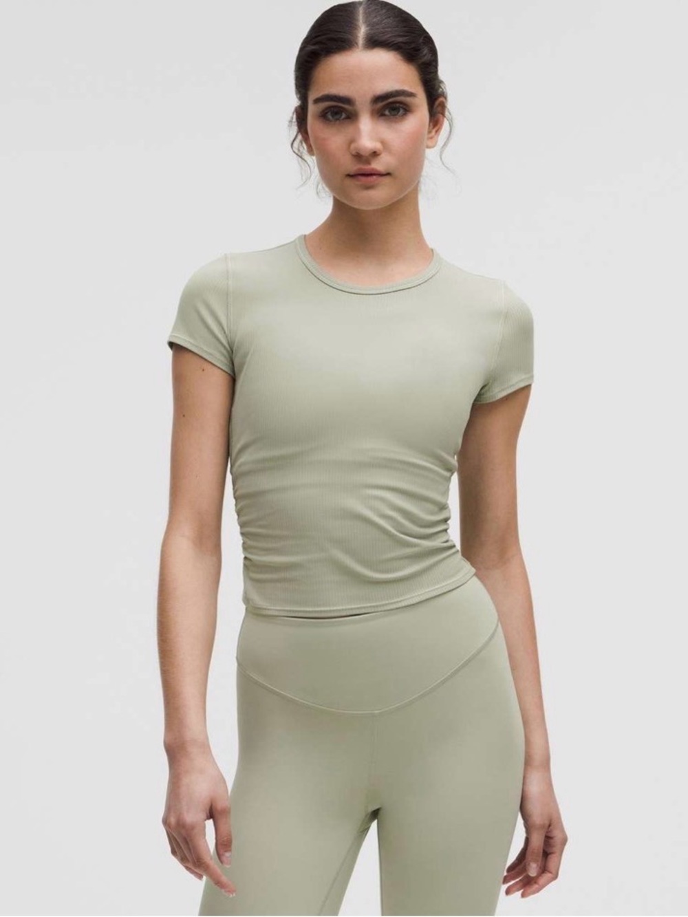 lululemon All It Takes Back-Twist Rib Short Sleeve Ribbed